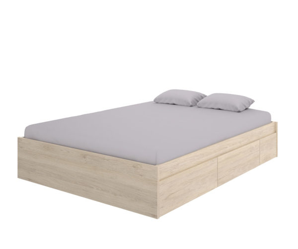 Cama 4 cajones ALICE natural 2
